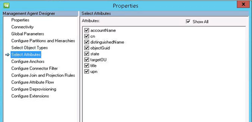 Dynamic Active Directory User Provisioning placement MA Attributes