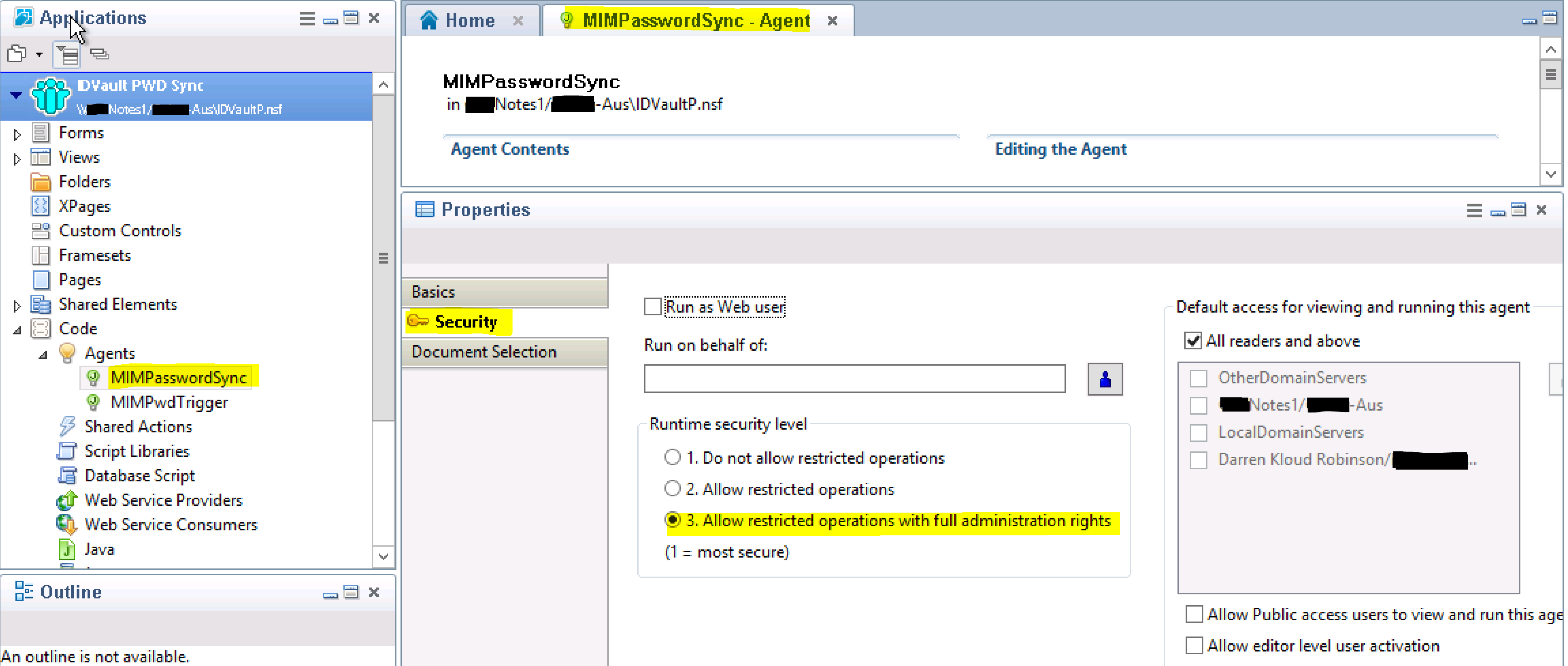 PWDAgentChangeScriptPropsSecurity