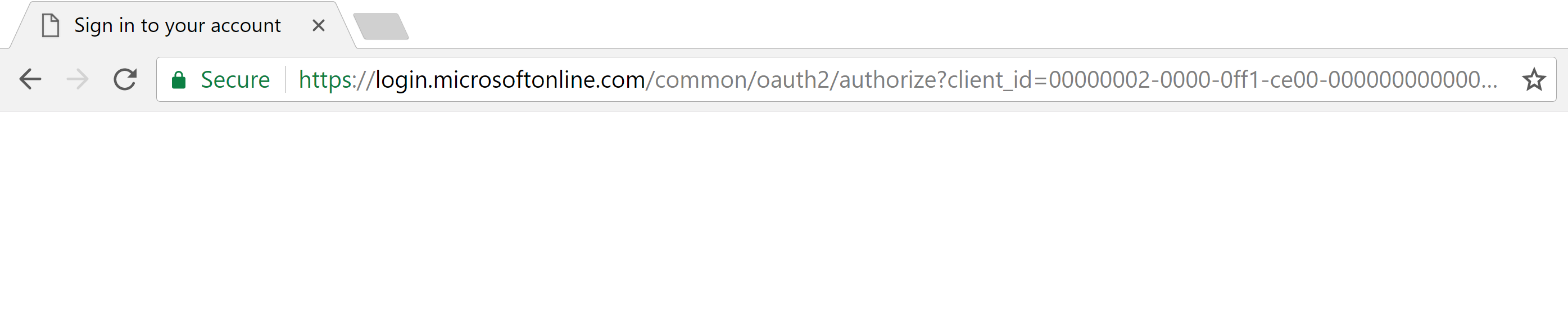 Error Blank Window for signin after redirect