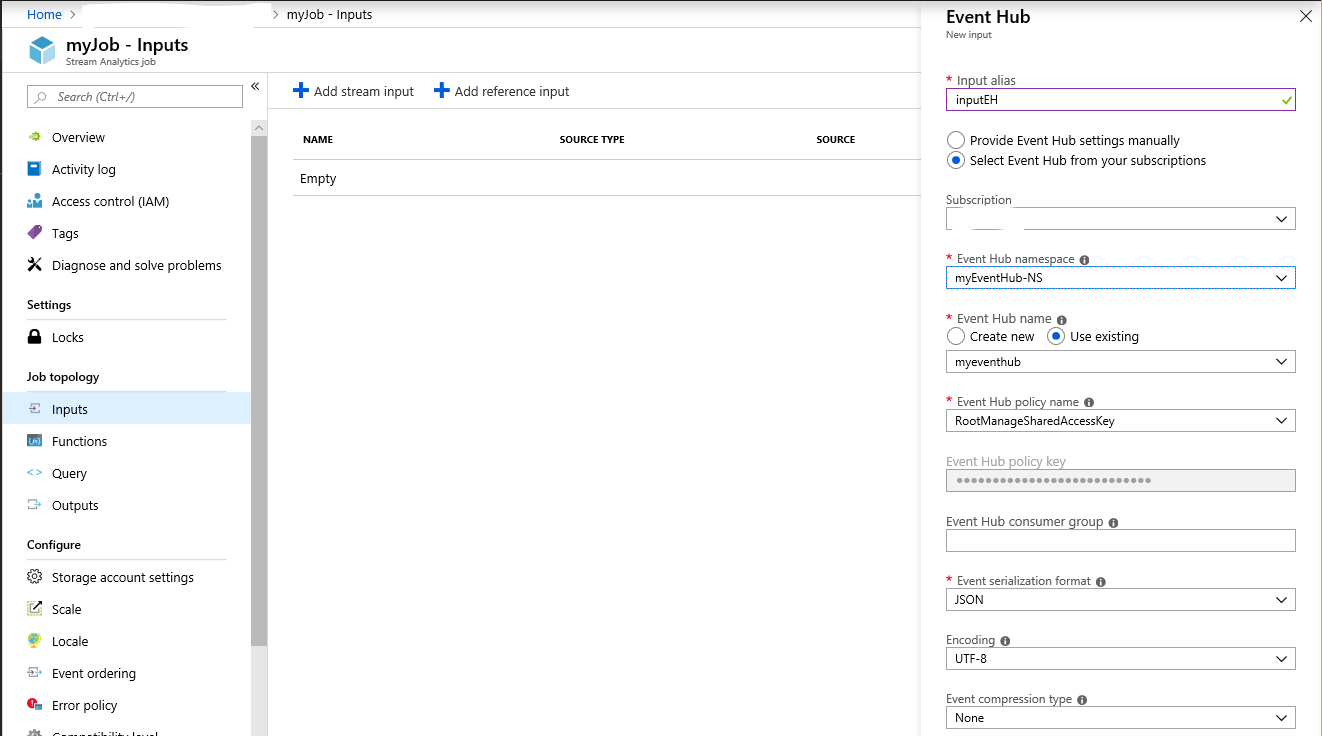 Stream Analytics Input.PNG