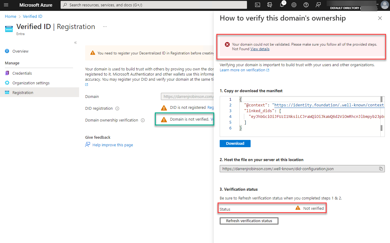 Debugging Microsoft Entra Verified Id Setup And Configuration